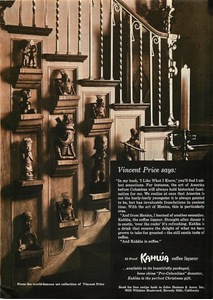 Kahlua Liqueur Ad Vincent Price Collection