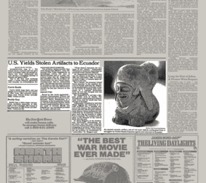 Ecuadorian Artefacts Seized in Miami in 1986